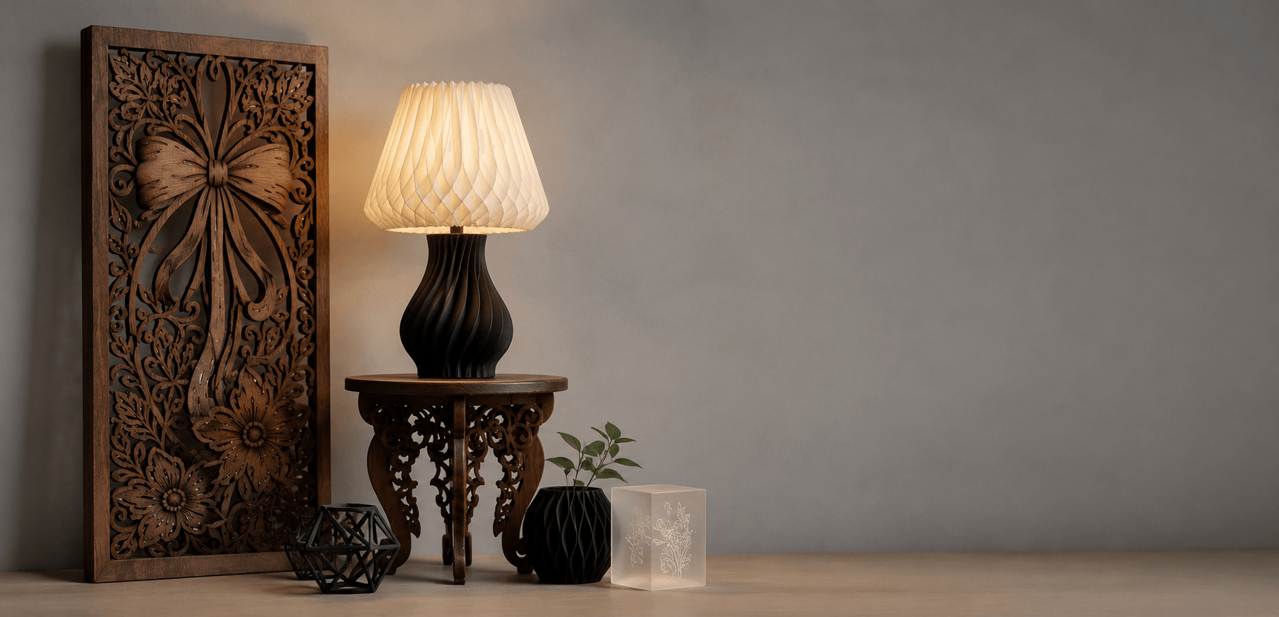 Artisanat numérique premium - décoration laser et impression 3D